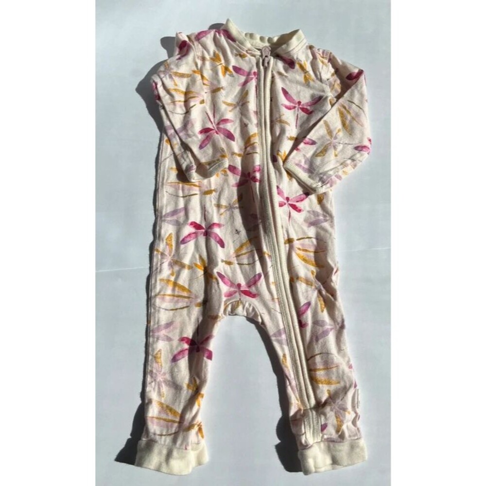 Burt’s Bees Baby Dragonfly Footless Onesie 3-6 Months